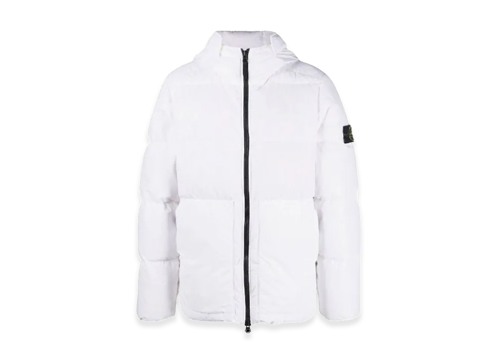 Stone Island 44132 Naslan Light Watro Down Jacket - 22FW "White"