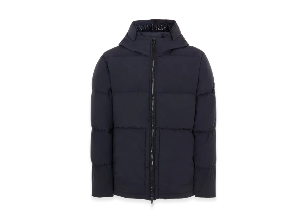 Stone Island 44132 Naslan Light Watro Down Jacket - 22FW "Navy Blue"