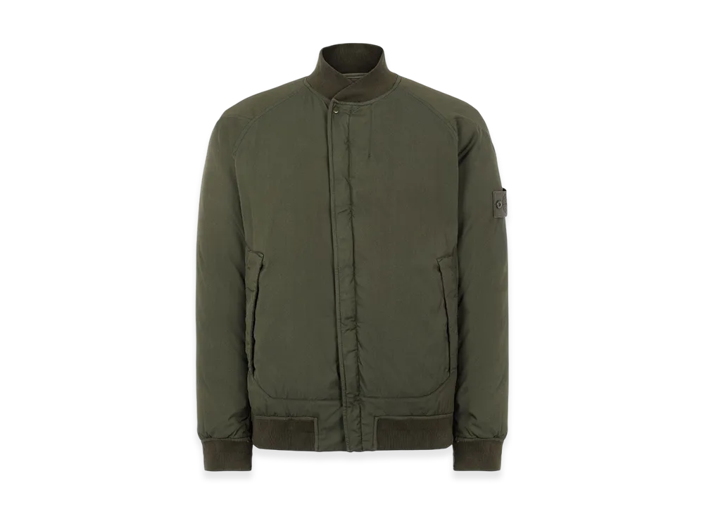 Stone Island 439F2 Ghost Piece Stretch Wool Nylon TC Down Jacket - 20FW "Military Green"