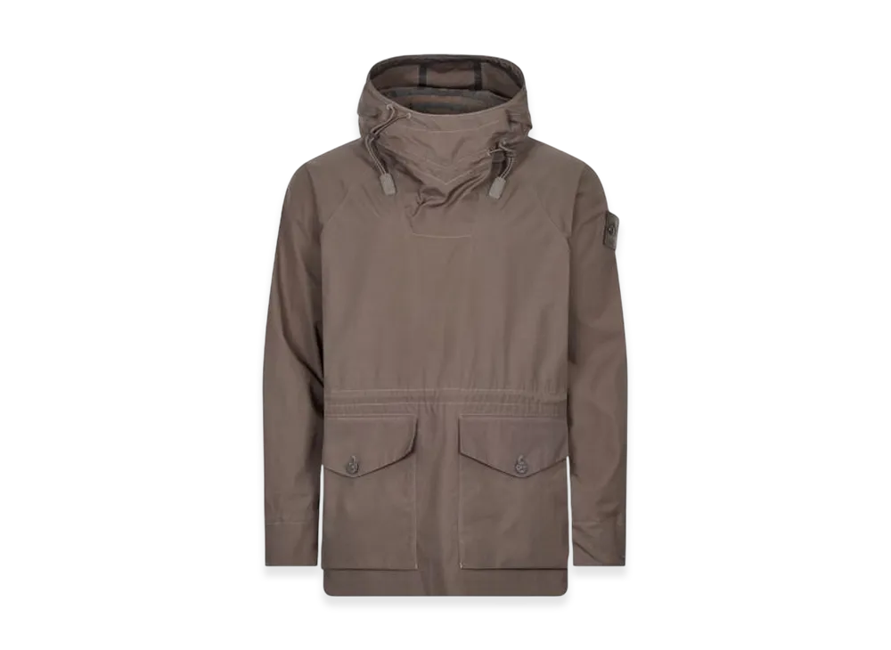Stone Island 438F1 Ghost Piece O-Ventile Anorak - 22FW "Anthracite"