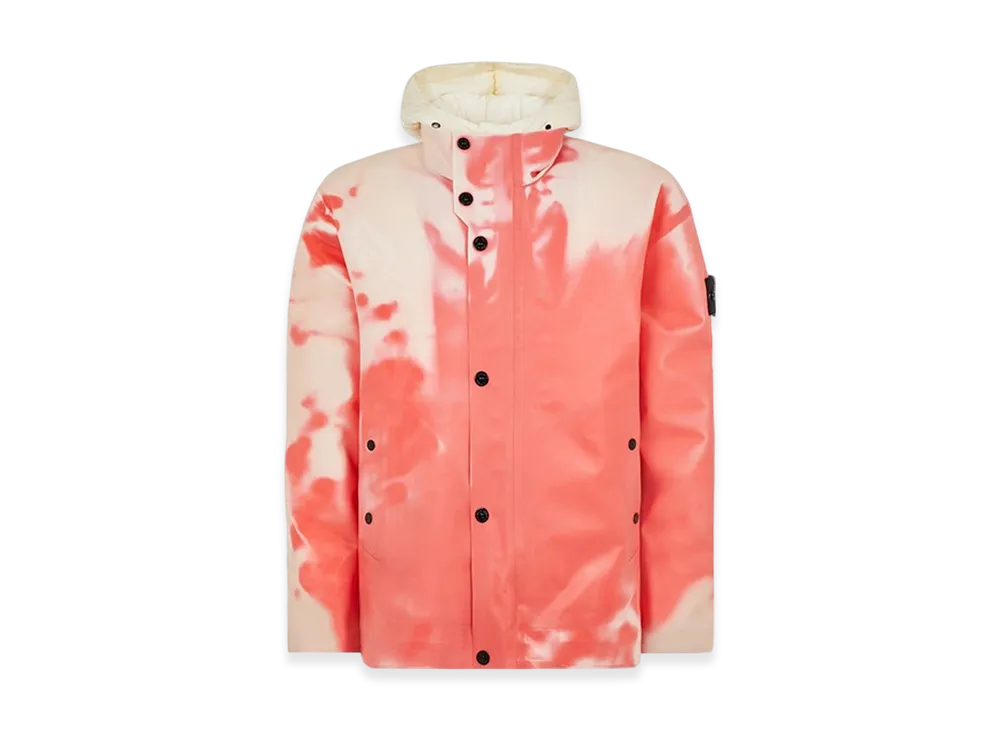 Stone Island 43899 Garment Dyed Down 26GR X SQM-N Poly Strata Ice Jacket - 23FW "Stucco"