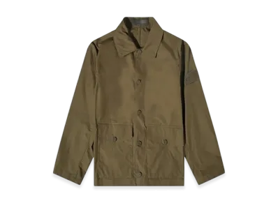 Stone Island 437F1 Ghost Piece O-Ventile Hooded Jacket - 23SS "Military Green"