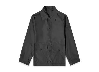 Stone Island 437F1 Ghost Piece O-Ventile Hooded Jacket "Black"