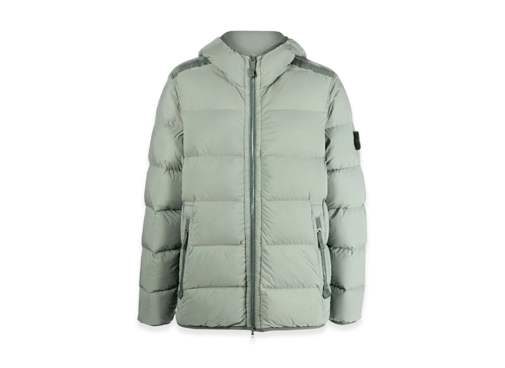 Stone Island 43728 Seamless Tunnel Nylon Down-TC Jacket - 23FW "Sage Green"