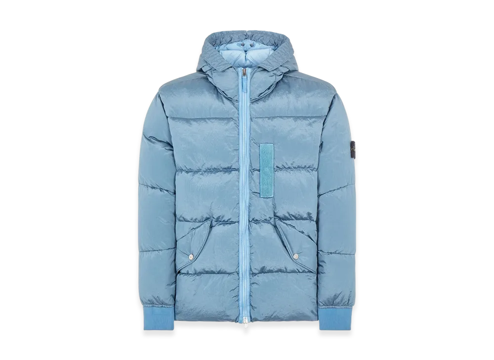 Stone Island 43619 Nylon Metal Econyl Regenerated Nylon Down Jacket - 22FW "Powder Blue"