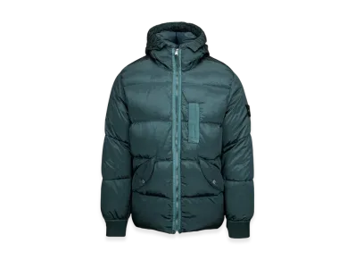 Stone Island 43619 Nylon Metal Econyl Regenerated Nylon Down Jacket - 22FW "Dark Green"