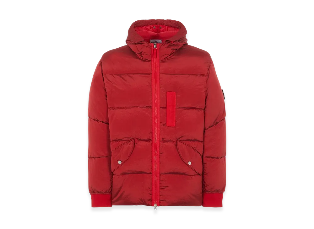 Stone Island 43619 Nylon Metal Econyl Regenerated Nylon Down Jacket - 22FW "Red"