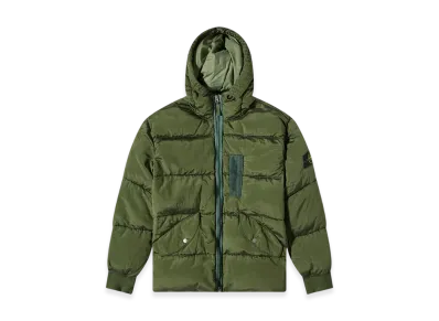 Stone Island 43619 Nylon Metal Econyl Regenerated Nylon Down Jacket - 22FW "Olive Green"