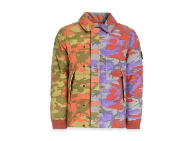 Stone Island 435E6 Heritage Camo Ripstop Nylon Down Jacket - 22FW "Brick"