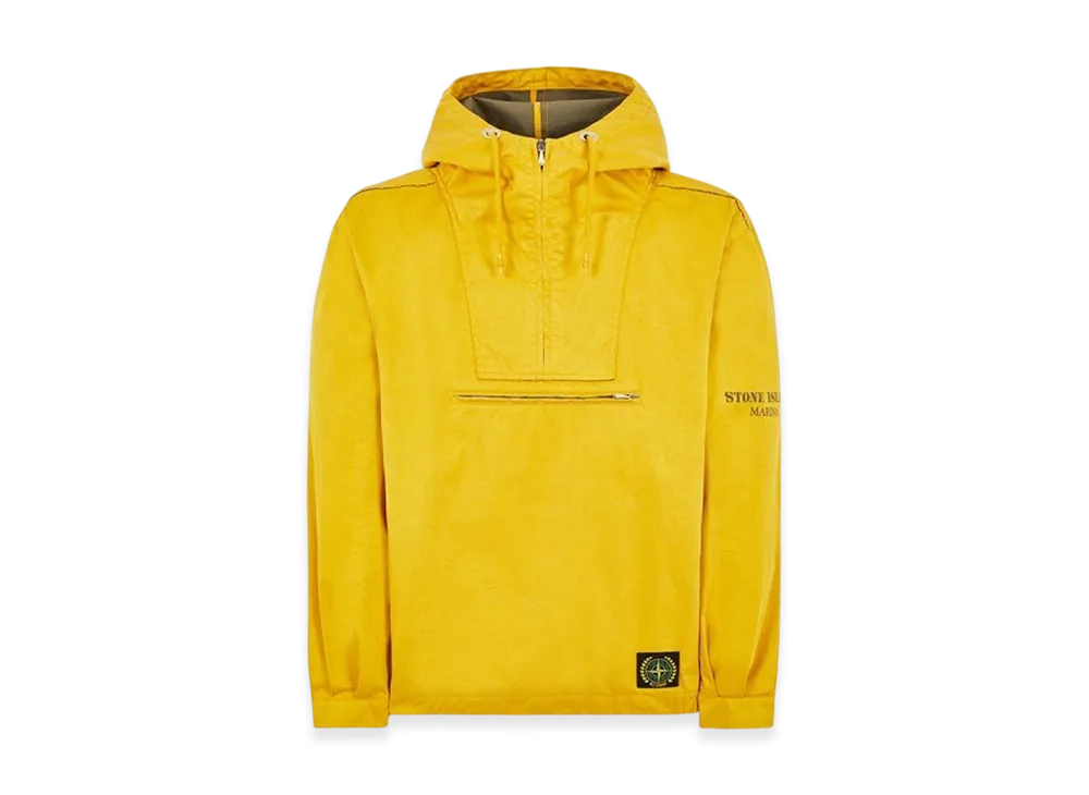 Stone Island 434Q1 Raso Gommato Cover Colorato Bio Anorak - 22SS "Yellow"