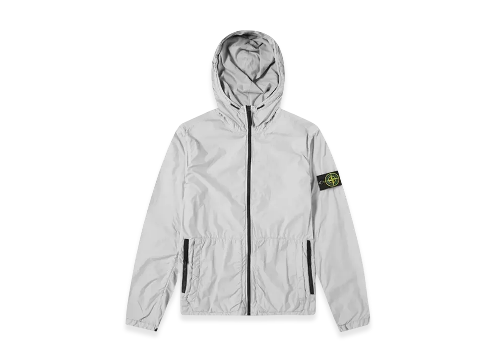 Stone Island 43330 Garment Dyed Crinkle Reps Hooded Jacket - 20SS "Grey"