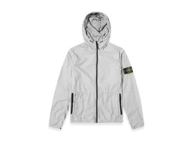 Stone Island 43330 Garment Dyed Crinkle Reps Hooded Jacket - 20SS "Grey"