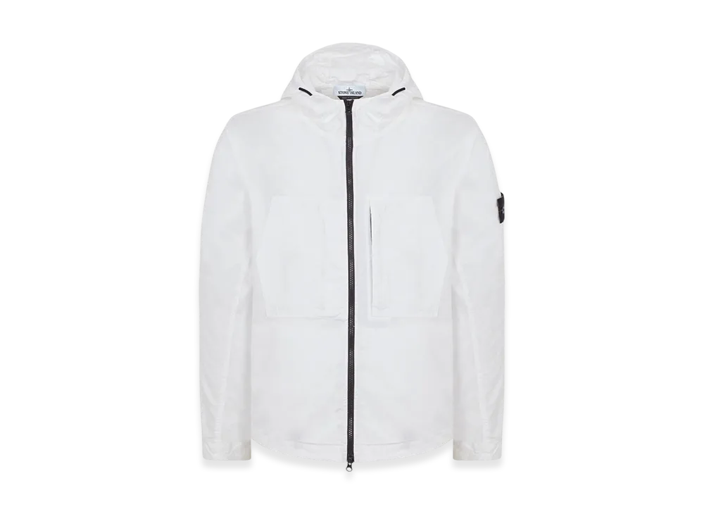 Stone Island 43310 Supima Cotton Hooded Jacket - 23SS "White"
