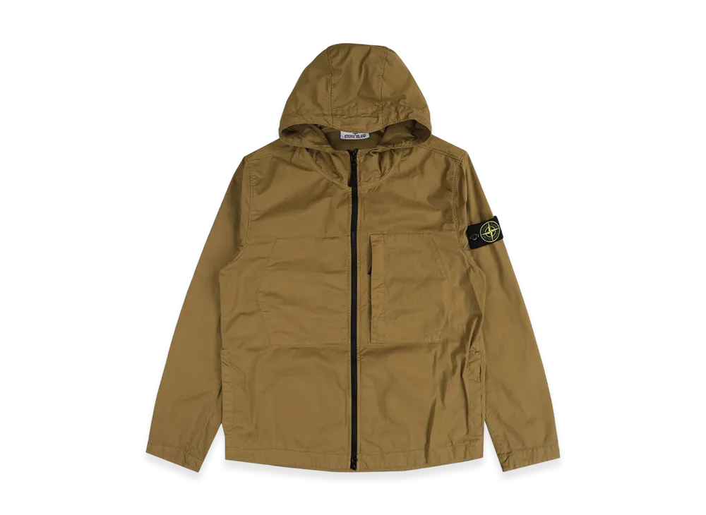 Stone Island 43310 Supima Cotton Hooded Jacket - 23SS "Dark Beige"