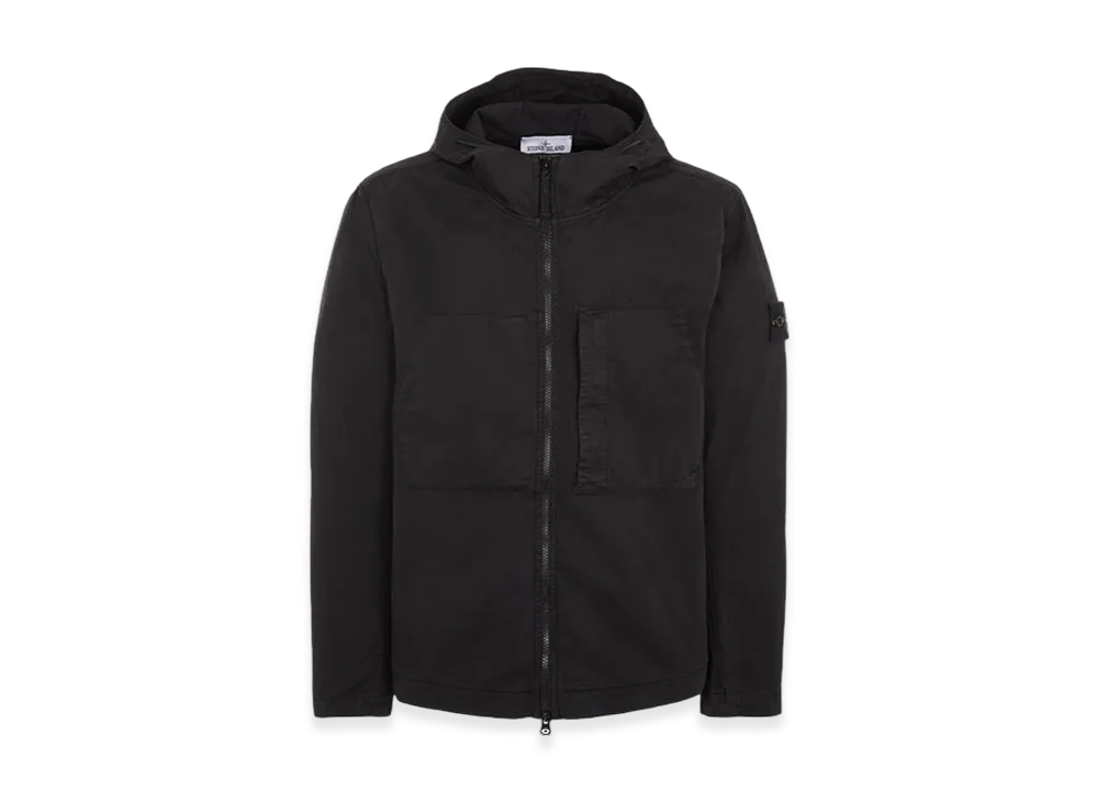 Stone Island 43310 Supima Cotton Hooded Jacket - 23SS "Black"
