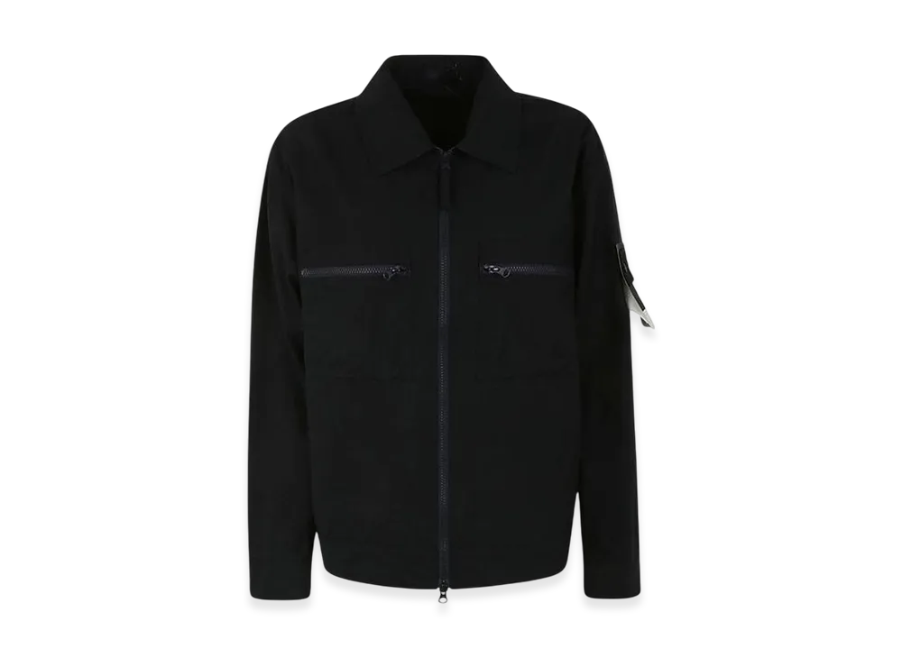 Stone Island 432F1 Weatherproof Cotton Canvas Ghost Piece Shirt Field Jacket - 24SS "Blue"