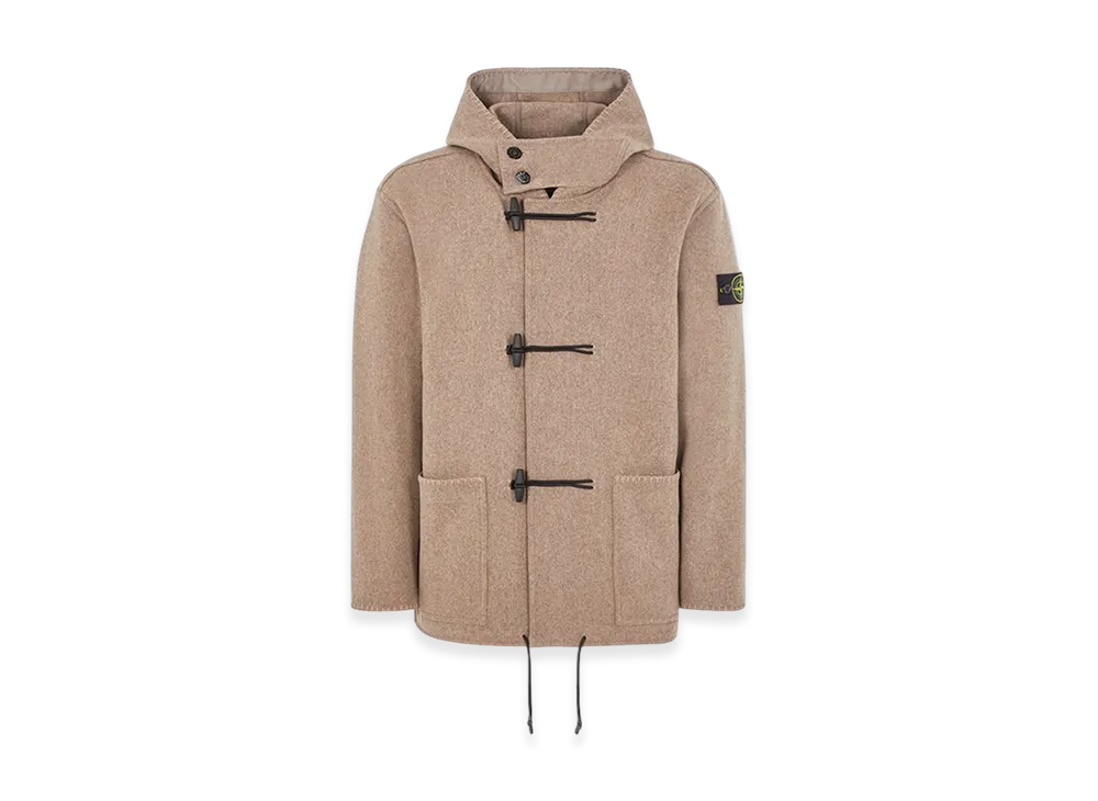 Stone Island 42930 Panno Speciale Wool Nylon Duffle Coat - 23FW "Dove Grey"