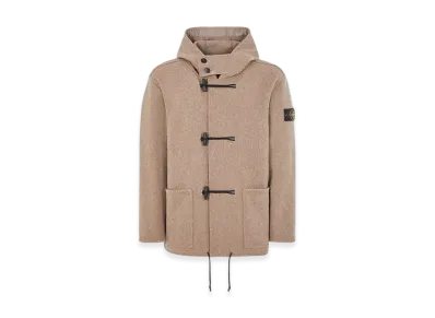 Stone Island 42930 Panno Speciale Wool Nylon Duffle Coat - 23FW "Dove Grey"