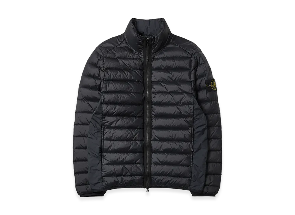 Stone Island 42924 Loom Woven Chambers Recycled Nylon Down-TC Hooded Jacket with Anti Drop - 24FW "Navy Blue"