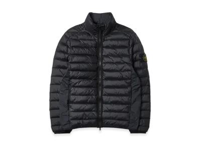 Stone Island 42924 Loom Woven Chambers Recycled Nylon Down-TC Hooded Jacket with Anti Drop - 24FW "Navy Blue"
