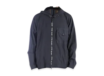Stone Island 428E1 Cupro Nylon TC Gament Dyed Hooded Jacket - 22SS "Navy Blue"