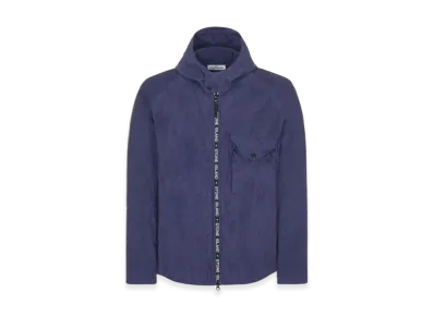Stone Island 428E1 Cupro Nylon TC Gament Dyed Hooded Jacket - 22SS "Royal Blue"