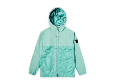 Stone Island 42732 Polyester Tela with David Light-TC Hooded Jacket - 24SS "Light Green"