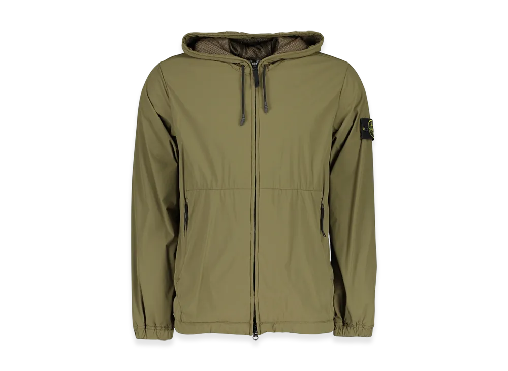 Stone Island 42731 Skin Touch Nylon TC Hooded Jacket - 21SS "Olive Green"