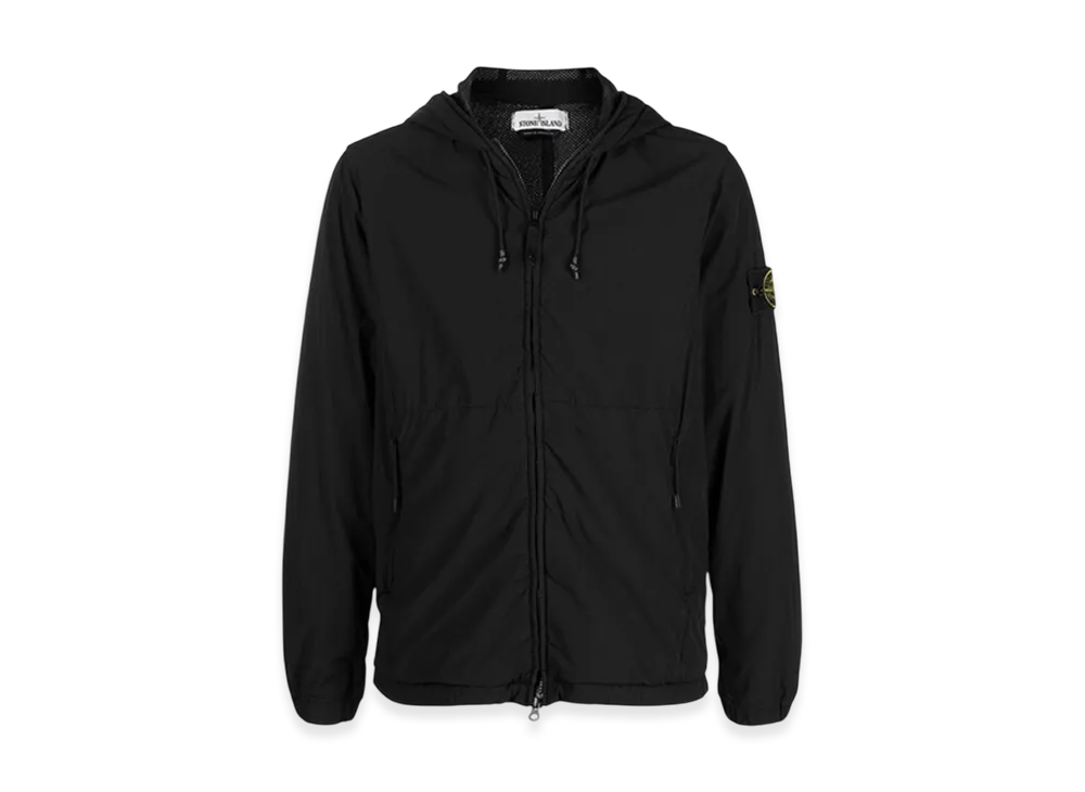 Stone Island 42731 Skin Touch Nylon TC Hooded Jacket - 21SS "Black"