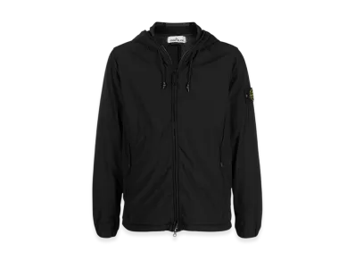 Stone Island 42731 Skin Touch Nylon TC Hooded Jacket - 21SS "Black"