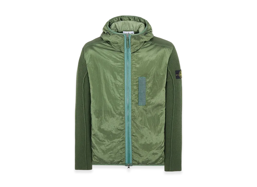 Stone Island 42730 Nylon Metal in Econyl Regenerated Nylon Primaloft TC and Knit - 22FW "Olive Green"
