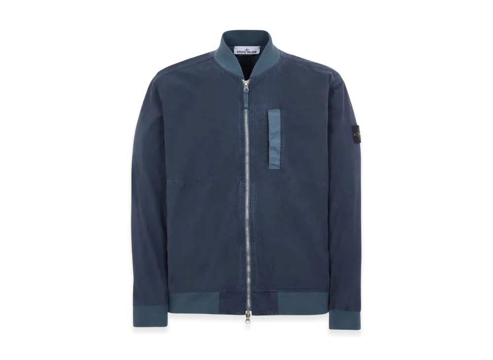 Stone Island 42629 Cupro Cotton Twill TC Jacket - 23SS "Avio Blue"
