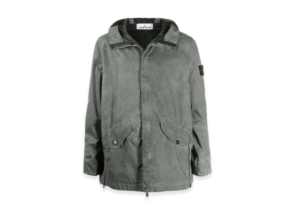 Stone Island 42599 Membrana Reflective Hooded Jacket - 20SS "Dark Grey"