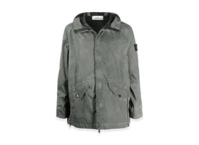 Stone Island 42599 Membrana Reflective Hooded Jacket - 20SS "Dark Grey"