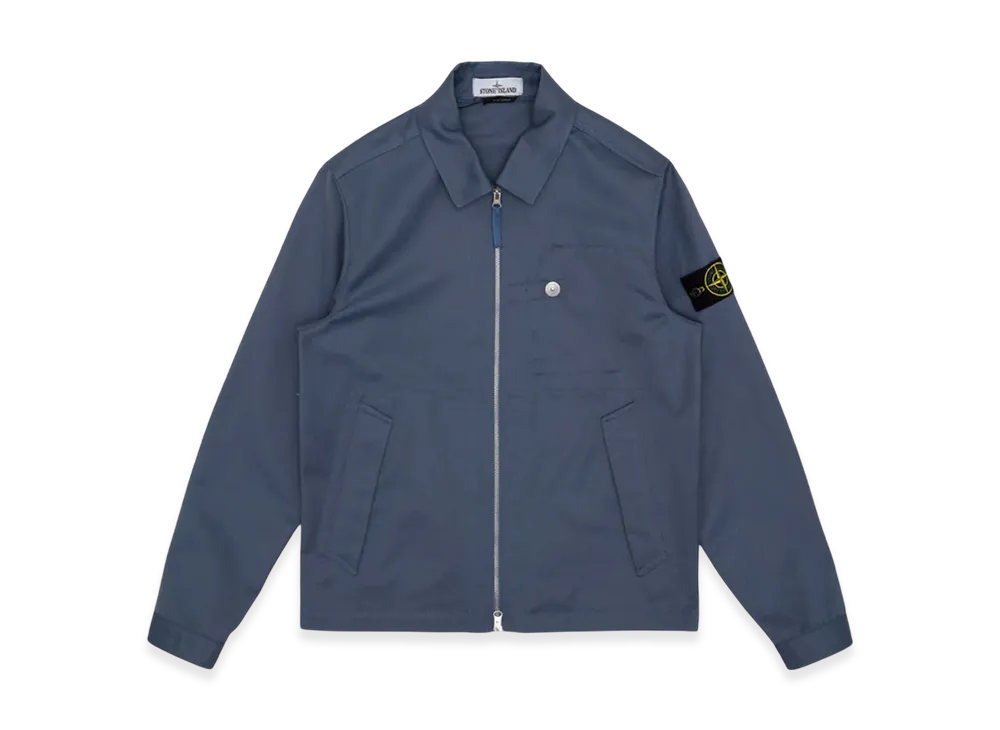 Stone Island 42528 Workwear R-Gabardine Blouson - 22SS "Powder Blue"