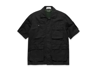 Stone Island 42406 Short Sleeve Shirt Jacket - 22SS "Black"