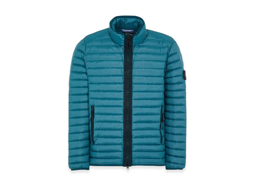 Stone Island 42324 Packable Loom Woven Chambers R-Nylon Down-TC Jacket - 23FW "Dark Teal Green"