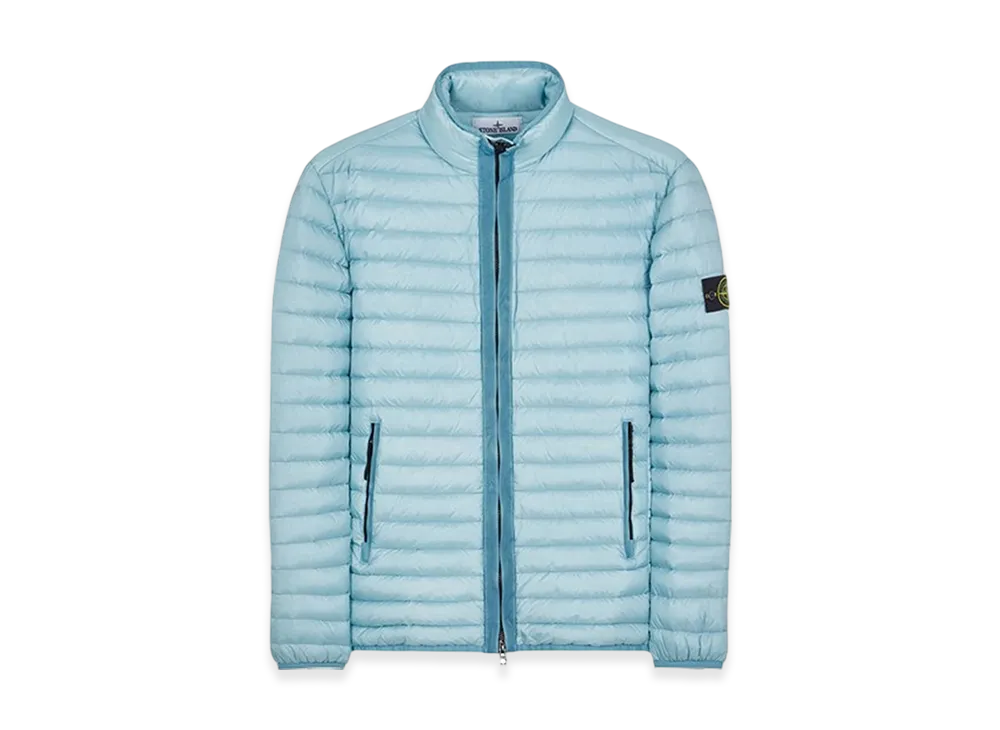 Stone Island 42324 Packable Loom Woven Chambers R-Nylon Down-TC Jacket - 23FW "Sky Blue"