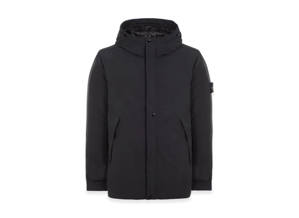 Stone Island 41826 Micro Twill Primaloft Pure Insulation Technology Hooded Jacket - 23FW "Black"