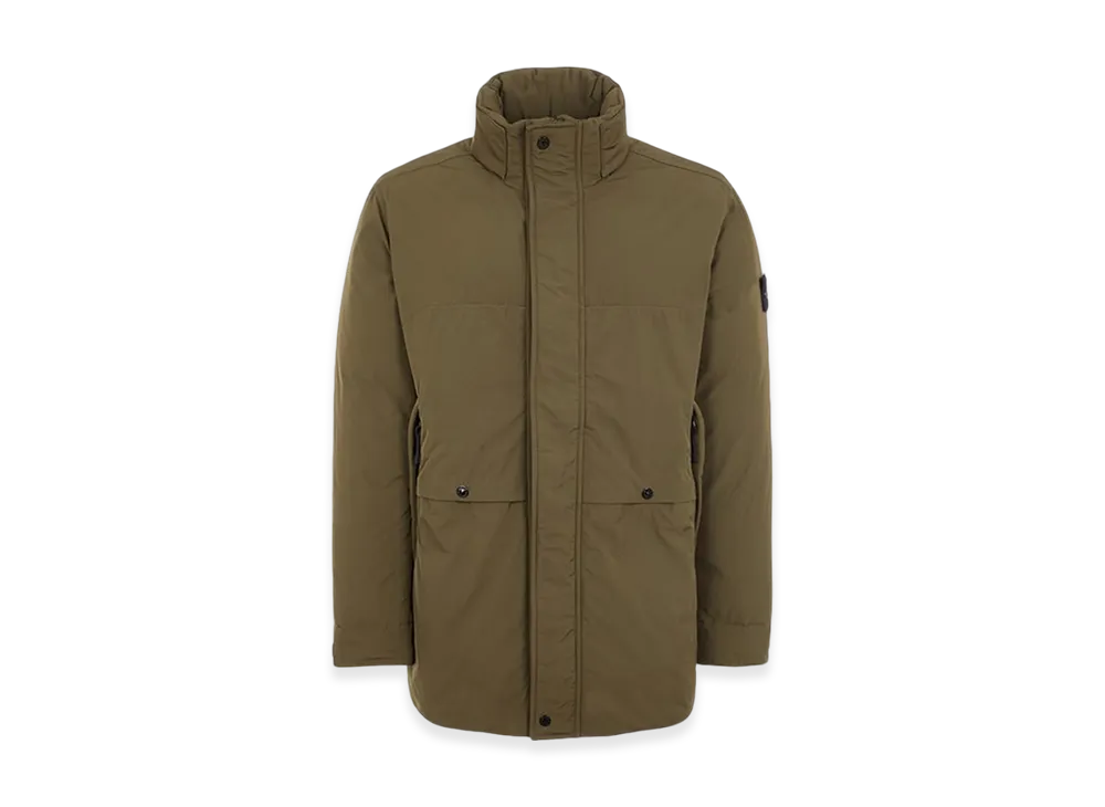 Stone Island 41726 Micro Twill Down Jacket - 23FW "Olive Green"