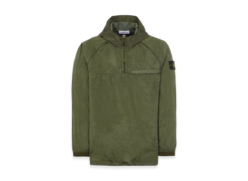 Stone Island 41720 Nylon Metal Garment Dyed Packable Hooded Blouson - 22SS "Olive Green"
