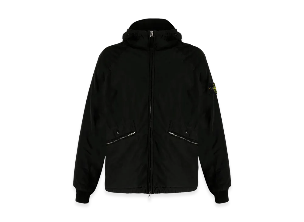 Stone Island 41631 Micro Fleece David Light-TC Hooded Jacket - 23FW "Black"