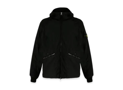 Stone Island 41631 Micro Fleece David Light-TC Hooded Jacket - 23FW "Black"
