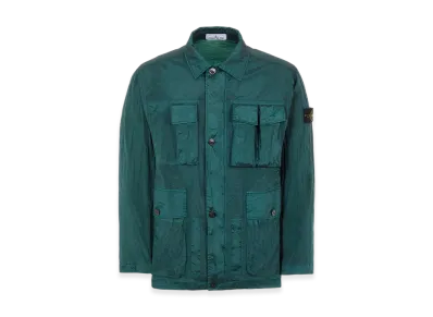 Stone Island 41620 Nylon Metal Watro-TC in Econyl Regenerated Nylon Field Jacket - 23SS "Bottle Green"