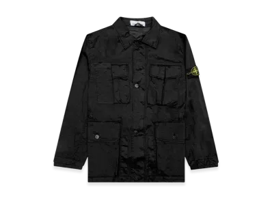 Stone Island 41620 Nylon Metal Watro-TC in Econyl Regenerated Nylon Field Jacket Bottle - 23SS "Black"