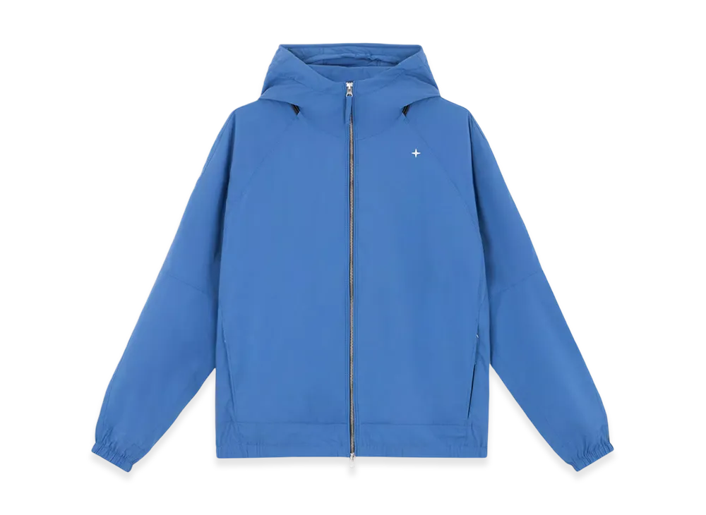 Stone Island 415G2 Comfort Wool Stone Island Stellina Layering Hooded Jacket with Anti-Drop - 24FW "Periwinkle"