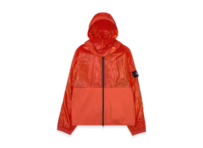 Stone Island 41599 Heat Reactive Lamy Cotton Linen Tela Jacket - 22SS "Orange"