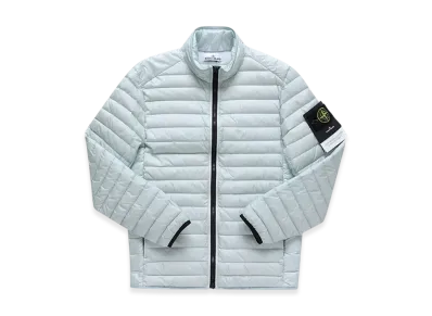 Stone Island 41524 Loom Woven Chambers R-Nylon Down-TC Garment Dyed Packable Jacket - 22FW "Light Grey"