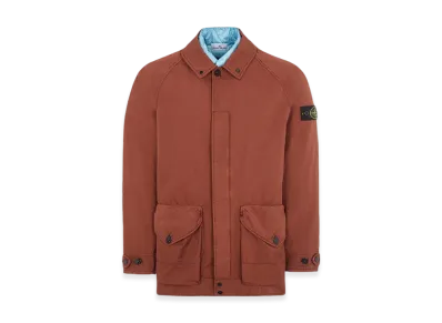 Stone Island 41449 David-TC Car Coat - 23FW "Chestnut Brown"