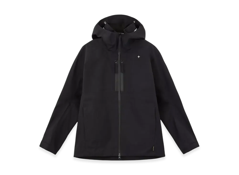 Stone Island 413G1 3L Gore-Tex Made with Recycled Bionic Polyester Face Stone Island Stellina Shell Jacket with Waterproof and Windproof Membrane - 24FW "Marine Blue"